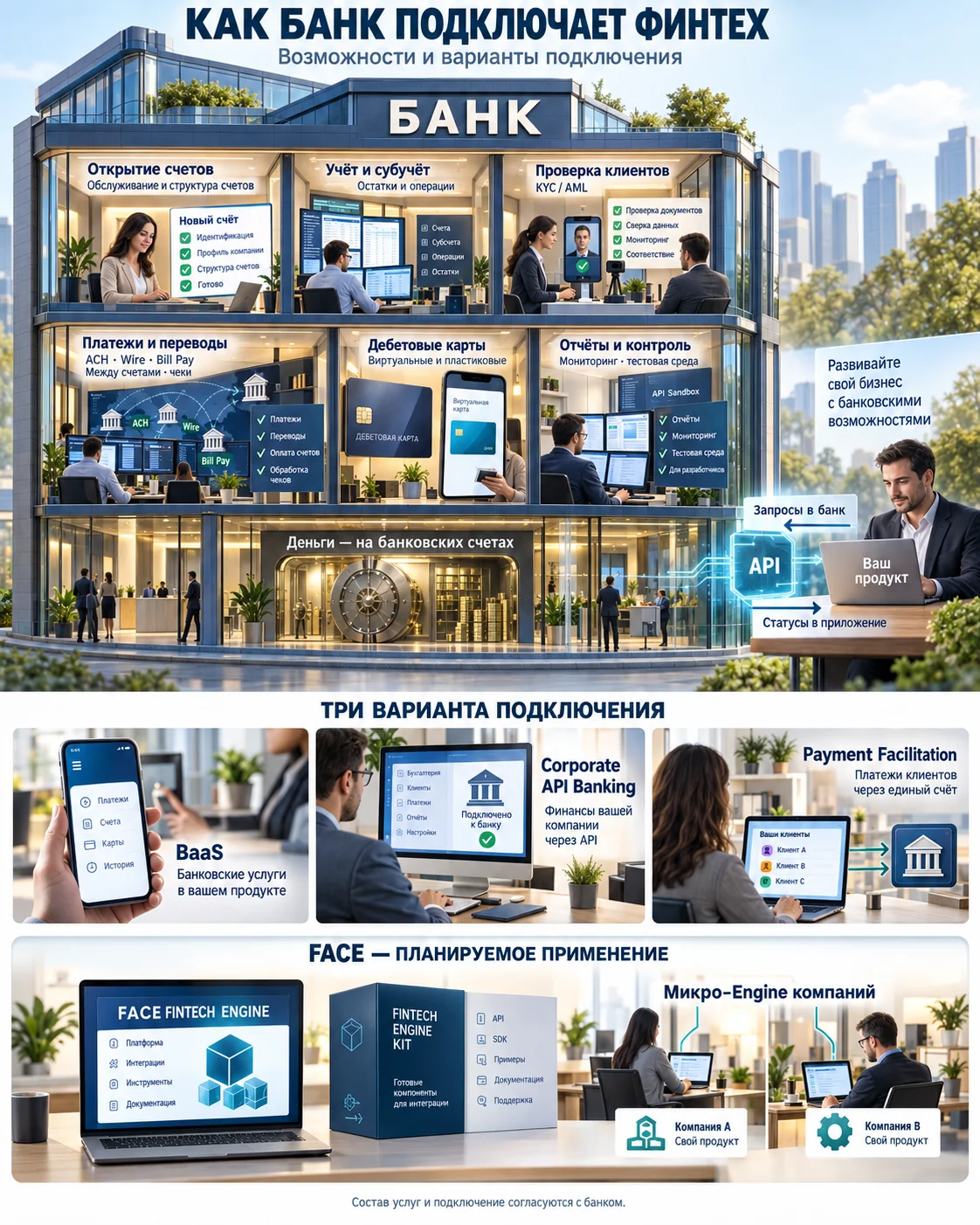 How a bank connects fintech