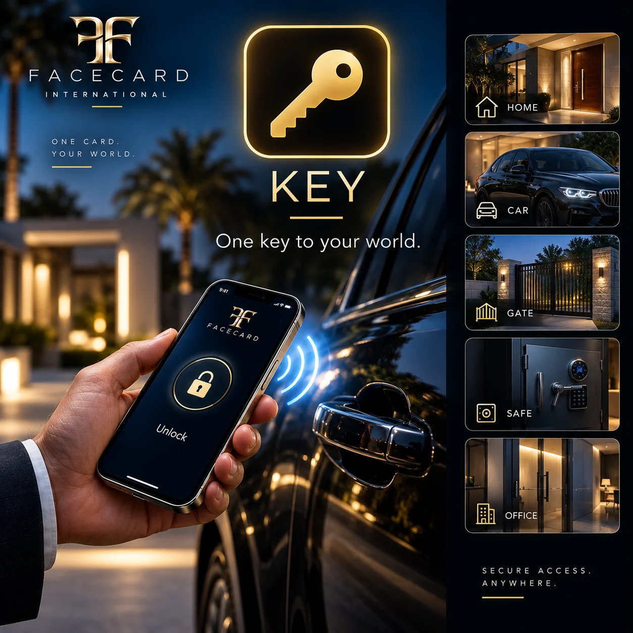 FaceCard Key experience
