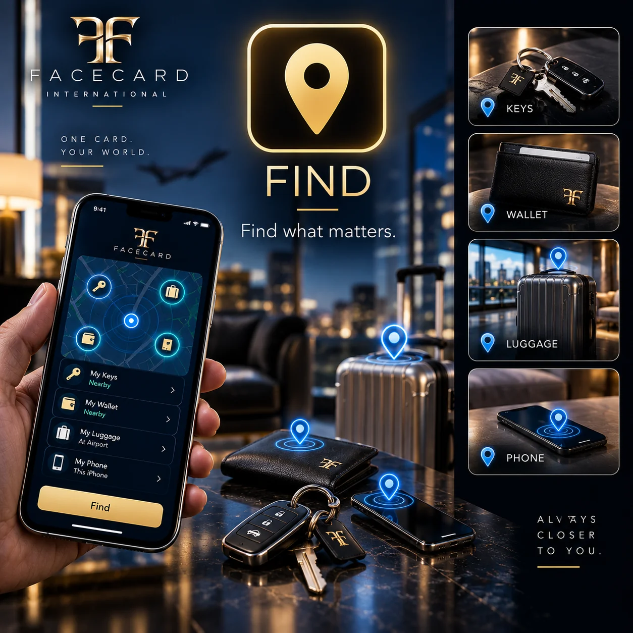 FaceCard Find experience